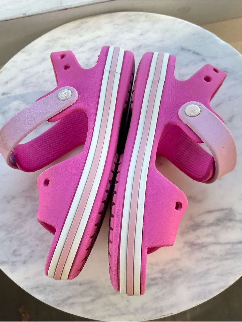Crocs Kids' Bayaband Sandals Size 3 J3 Girls